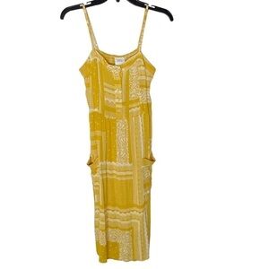 Knox Rose yellow spaghetti strap dress. Size S